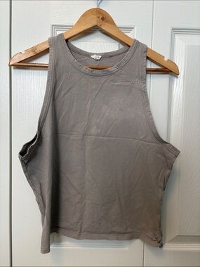 Wilfred Gray High Neck Sleeveless Tank